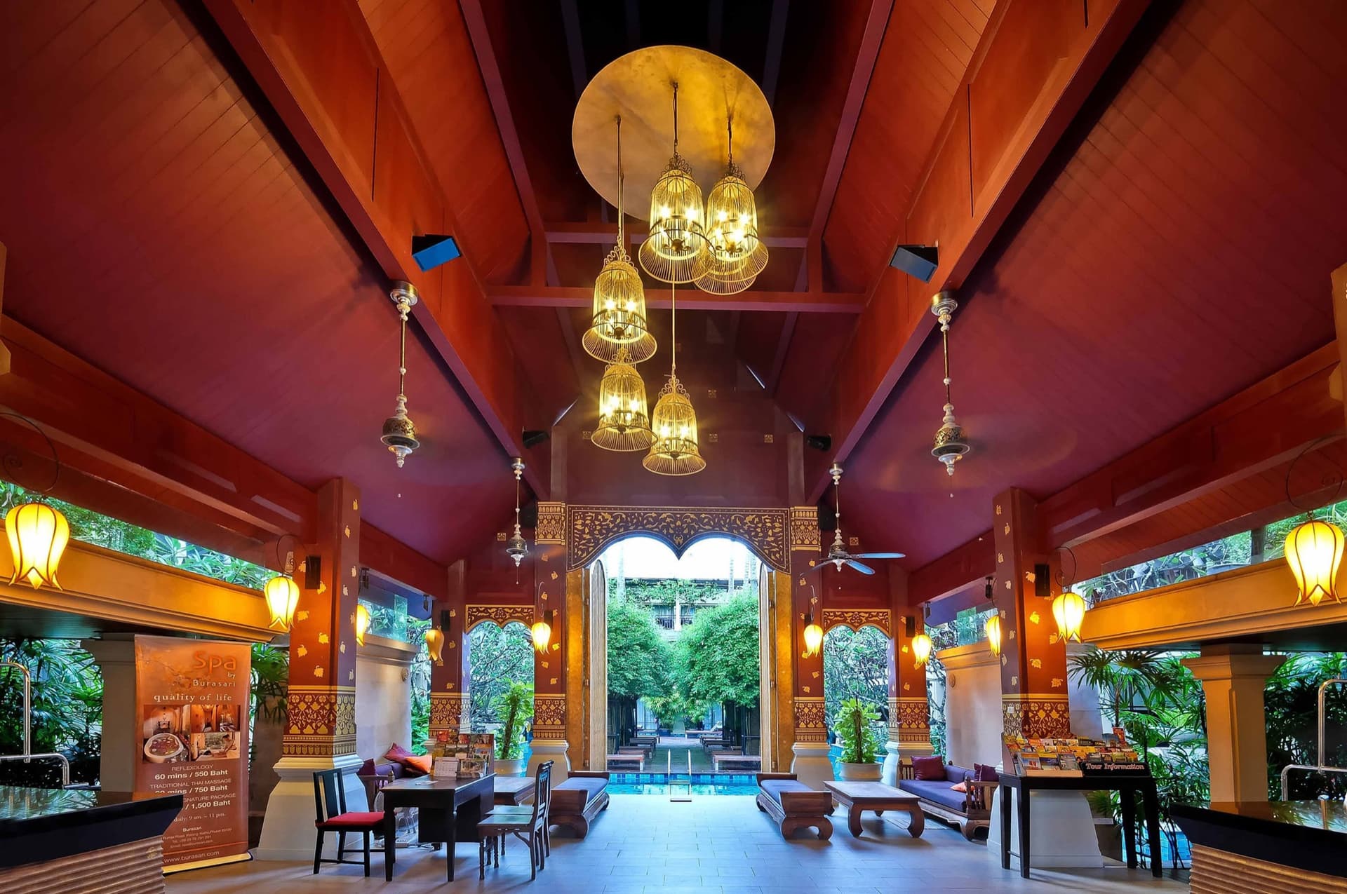 The lobby of the Burasari, Phuket. A deposit's real job is to secure contracted inventory upstream, the rooms and services a DMC holds in your name from the moment you confirm.