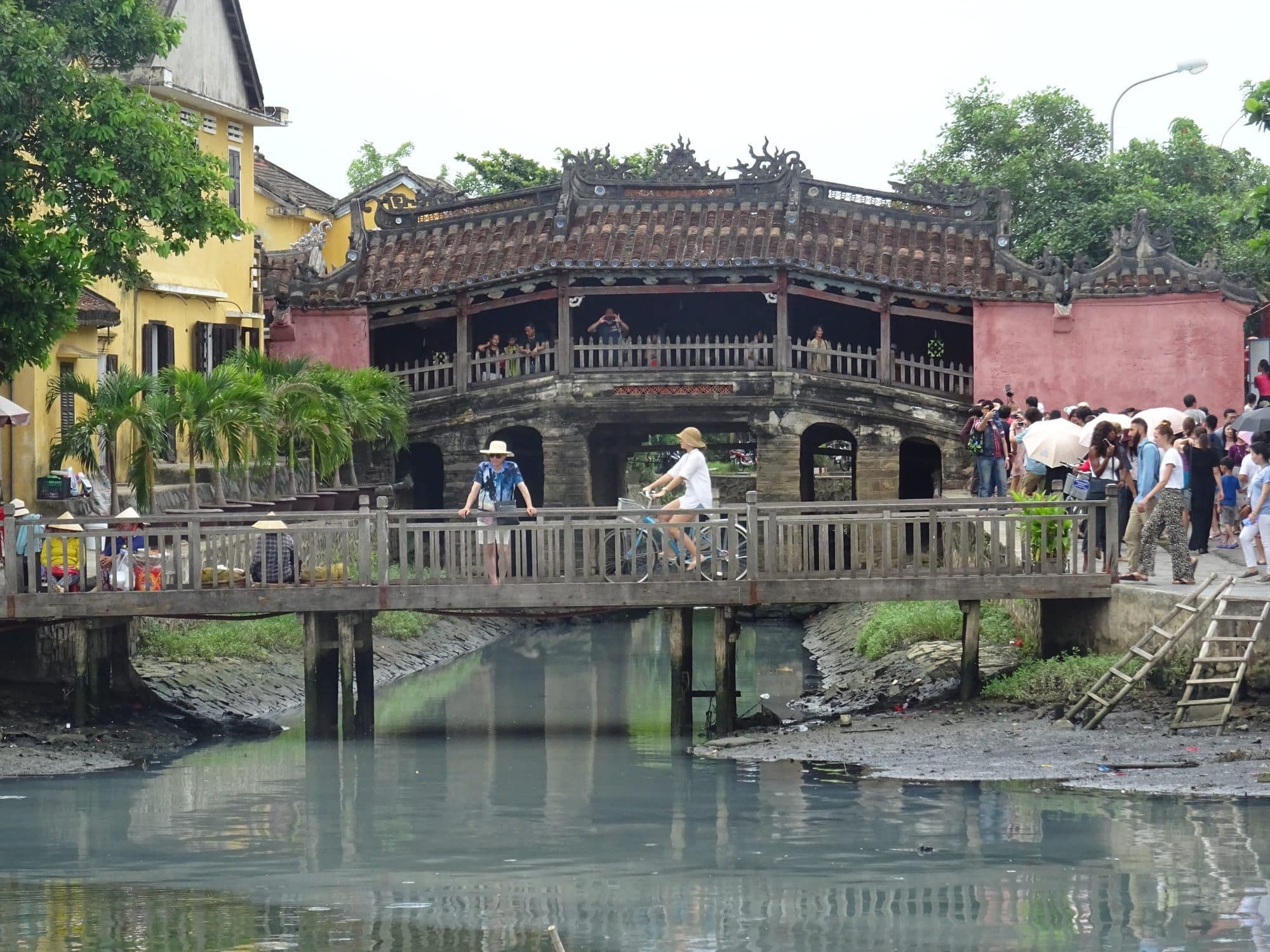 The historic Japanese Covered Bridge in the old town, Hoi An, Vietnam
