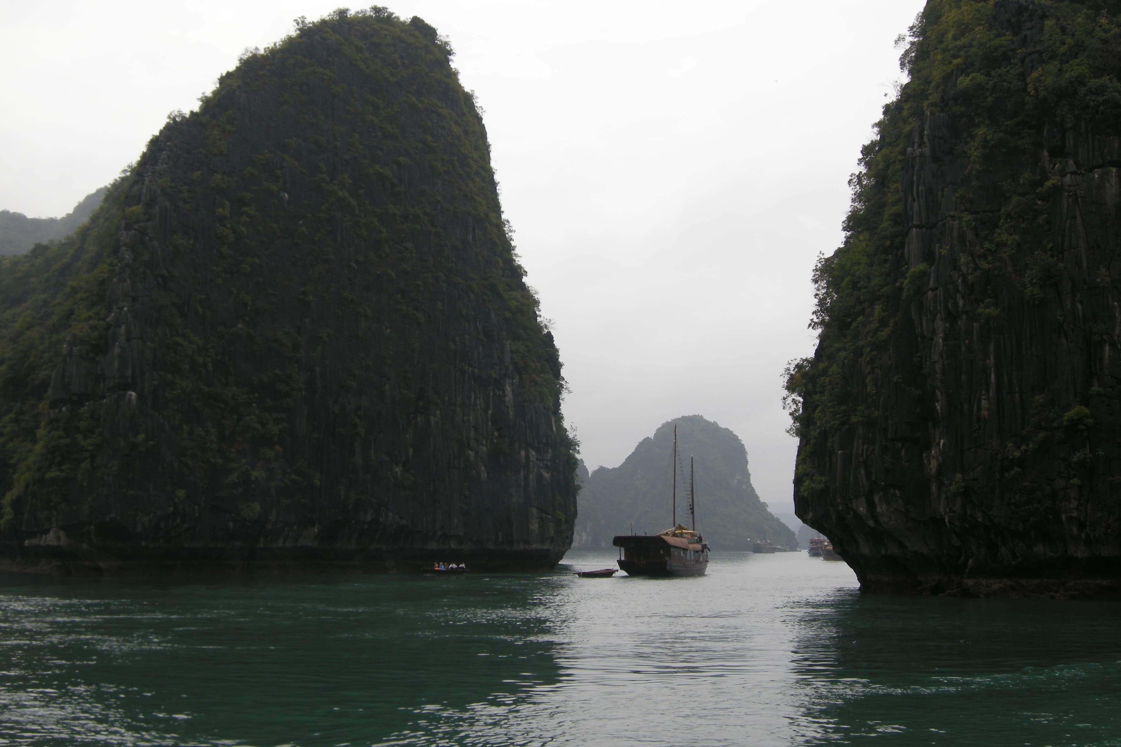 Ha Long Bay limestone karsts and turquoise waters, Pai Dai DMC Vietnam
