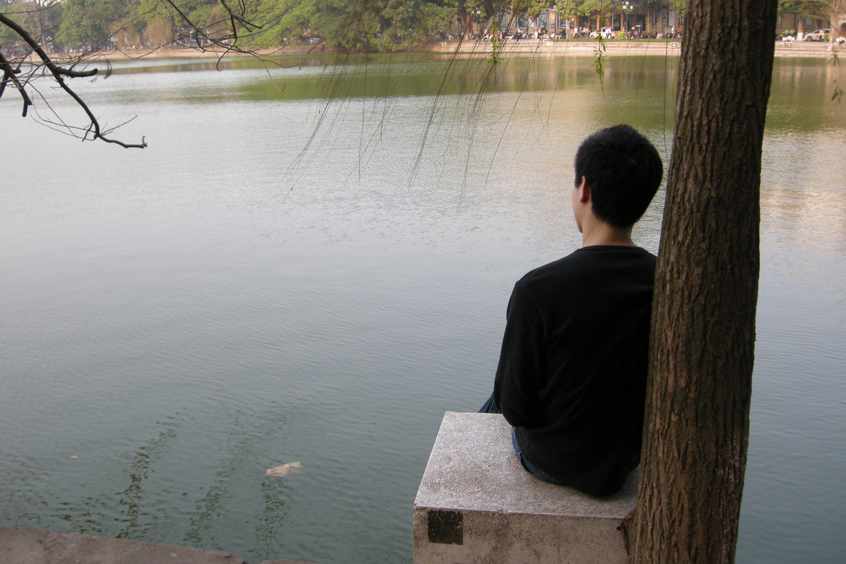 Hoan Kiem Lake in Hanoi.