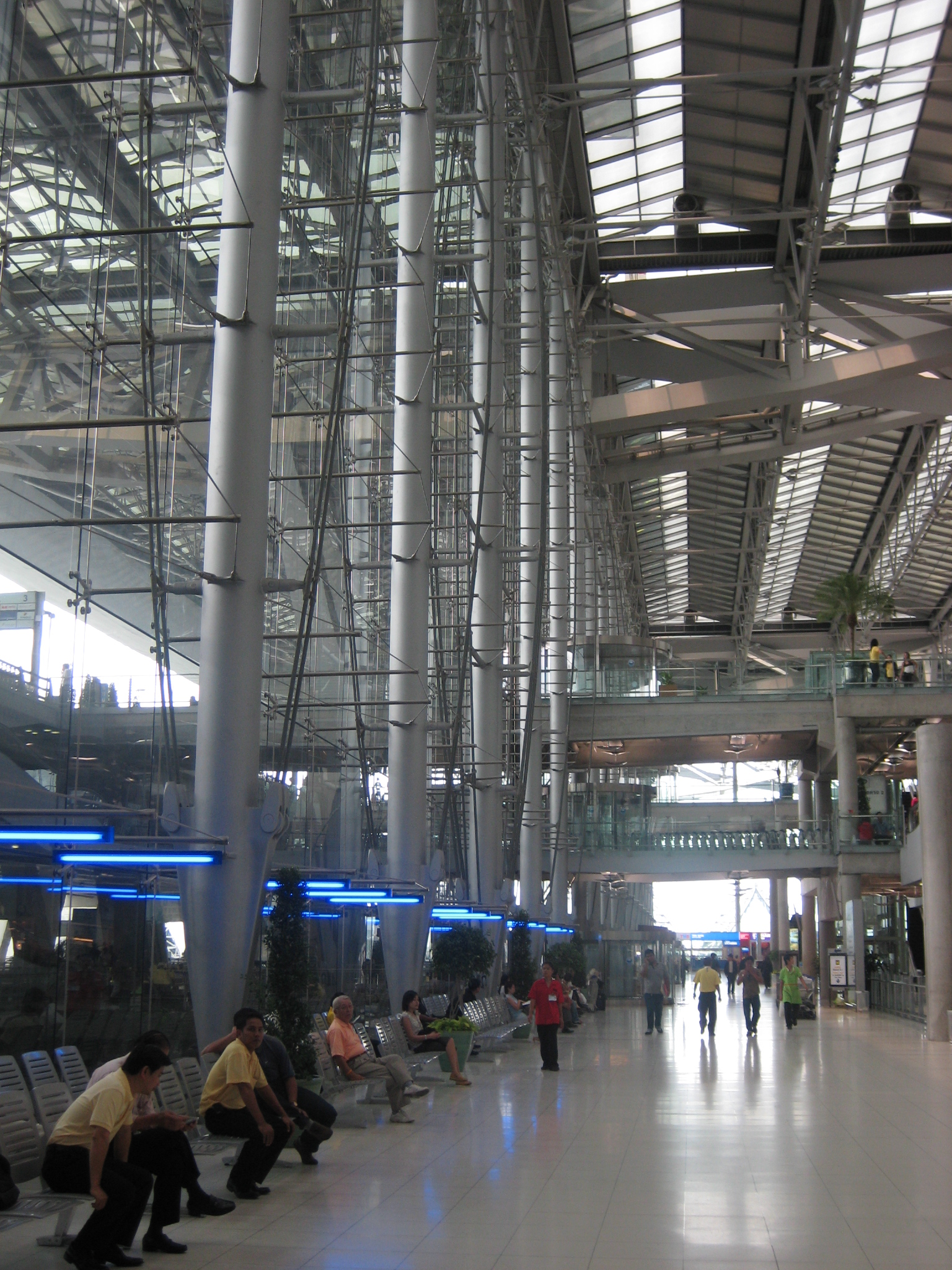 The arrivals side of Suvarnabhumi Airport. From August 2026 the THIM app is set to become the standard way to submit the arrival card that every foreign visitor already completes.